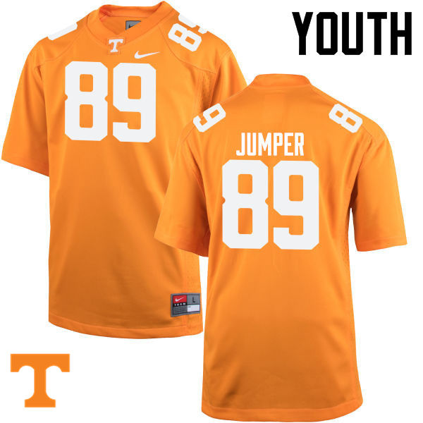 Youth #89 Will Jumper Tennessee Volunteers College Football Jerseys-Orange